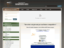 Tablet Screenshot of giampieroarci.it